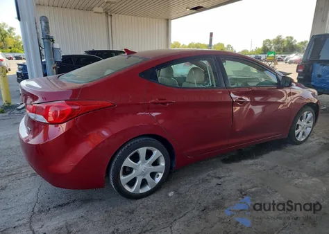 2011 Hyundai Elantra Gls z USA, uszkodzony, nr VIN KMHDH4AE6BU105239